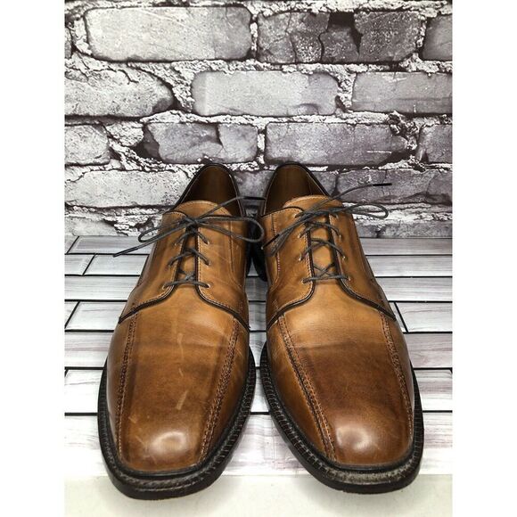 Allen Edmonds Dawson Brown Leather Derby Blucher Bicycle Dress Shoes Men Sz 13D main image 6